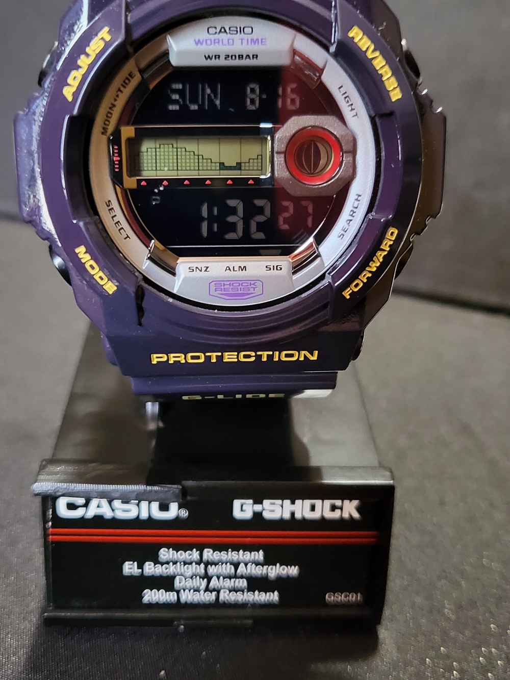 Casio G-Shock GLX-150B Moon And Tide Graph